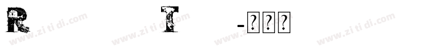 Rocketship Town字体转换